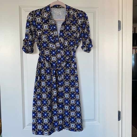 Charter Club Short Sleeve Jersey Dress PP - Picture 8 of 10